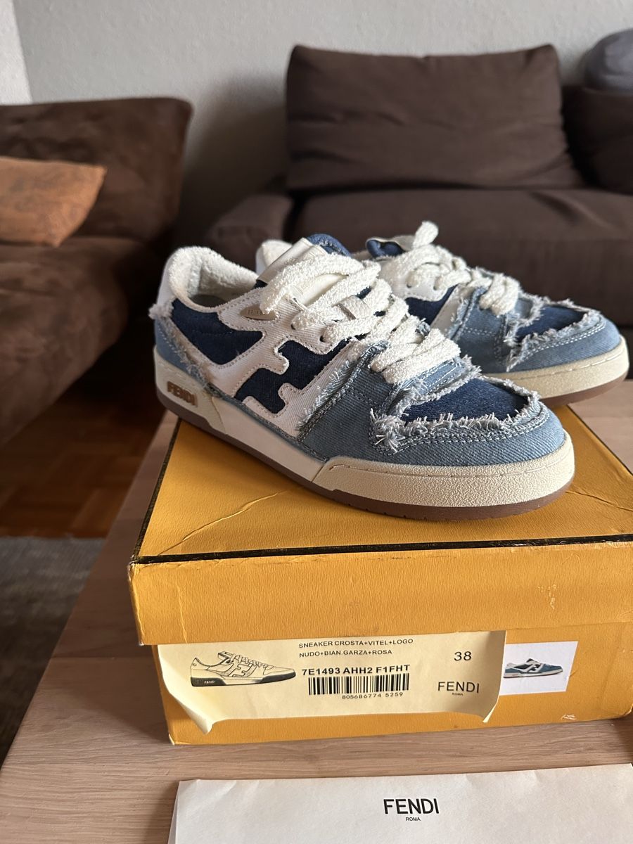Fendi Chaussures femmes: Fendi Crosta Denim Sneaker Gr. 38 inkl. Box – Neuf avec emballage d'origine à Winterthur par whatdreamz 2