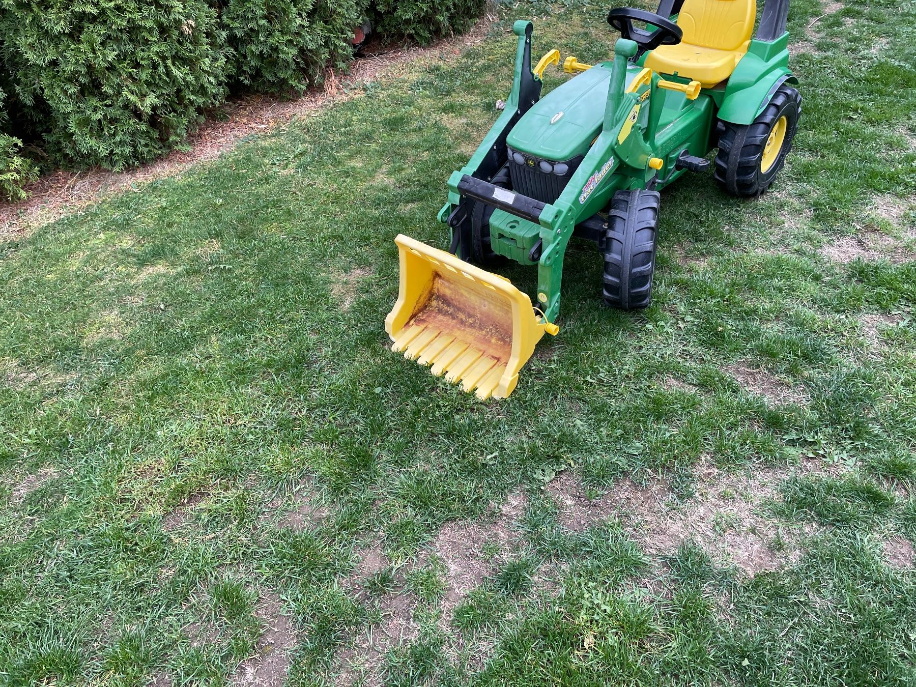 Rolly Toys Fahrzeuge für Kinder: Tret Traktor mit Anhänger – Gebraucht aus Saland von ricci018 1