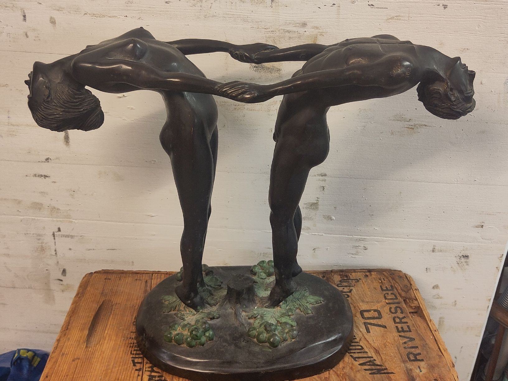 Skulpturen & Statuen: Bronzeskulptur "Mann und Frau" – Gebraucht aus Basel von Morgenmuffel 4