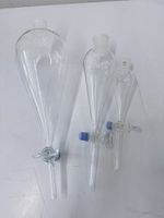 Konvolut 3 Scheidetrichter – 1000 ml, 250 ml und 50 ml