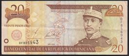Dominikanische Republik 20 Pesos 2001