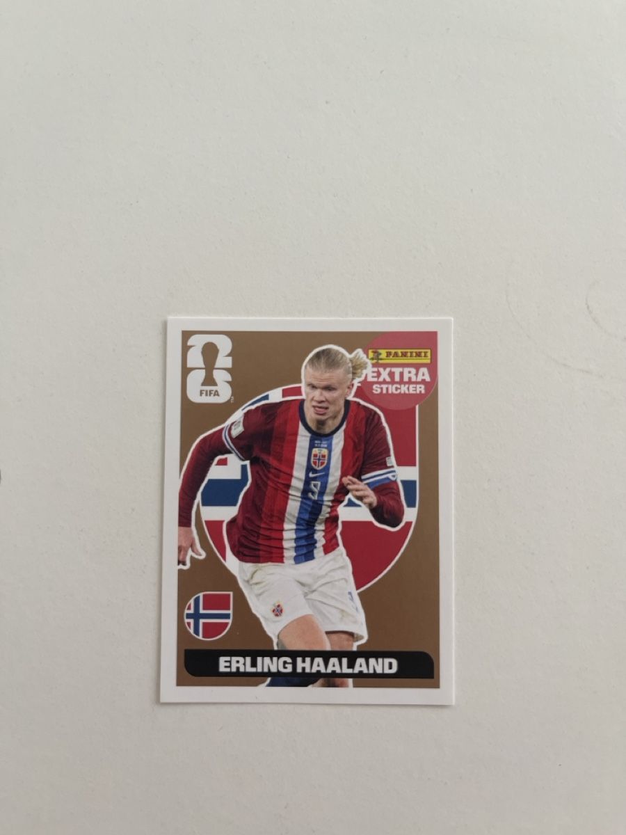Panini Carte collezionabili: Panini WM 26 Extra Sticker Haaland – Nuovo (secondo la descrizione) da Luzern venduto da kre_xg5t
