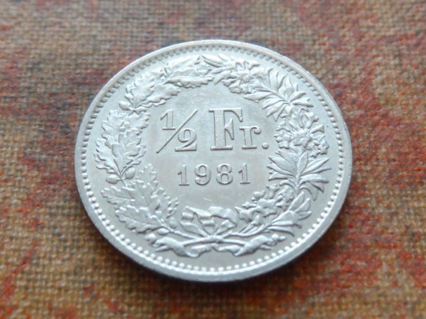 Toutes les monnaies: 1/2 Fr. 1981 – D'occasion à Romanel-sur-Lausanne par Swift13