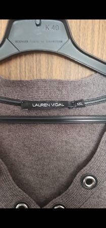 Longue robe gris chiné, - Taille XXL neuve