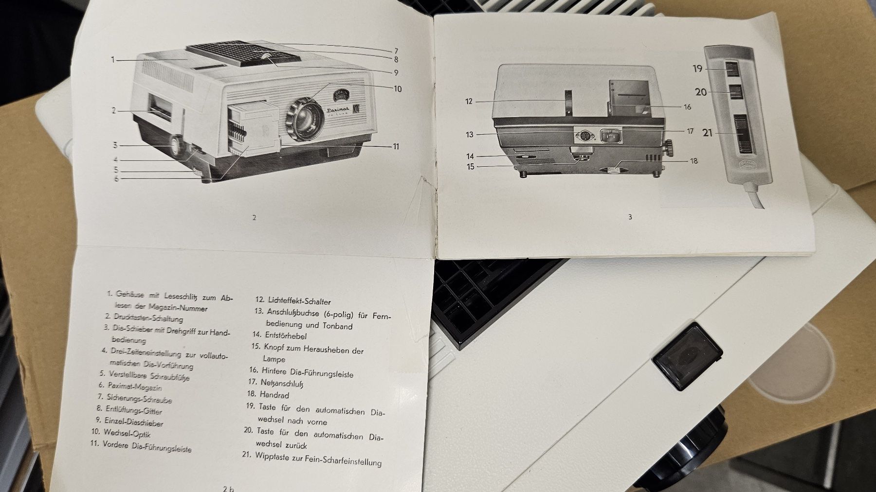Proiettori: Diaprojektor Paximat de Luxe – Usato da Zürich venduto da HaPe09 4