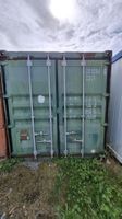 20-Fuss Seecontainer grün mit Regal & Stromanschluss