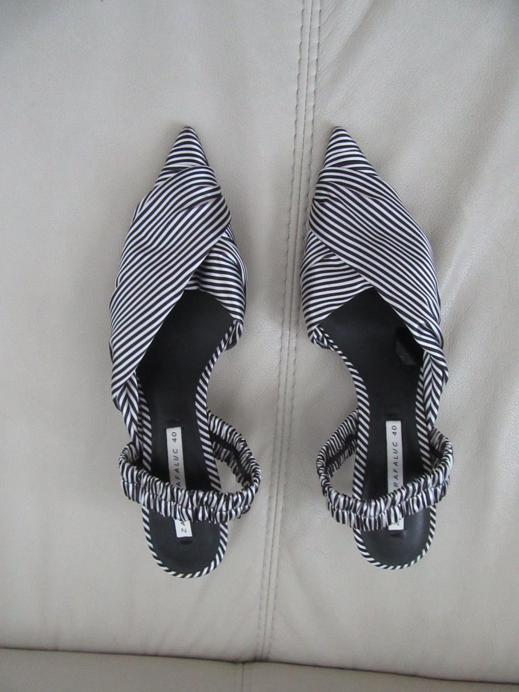 Zara Damenschuhe: Damen Sandalette Gr 40  ZARA – Neu (gemäss Beschreibung) aus Mels von Sandylein