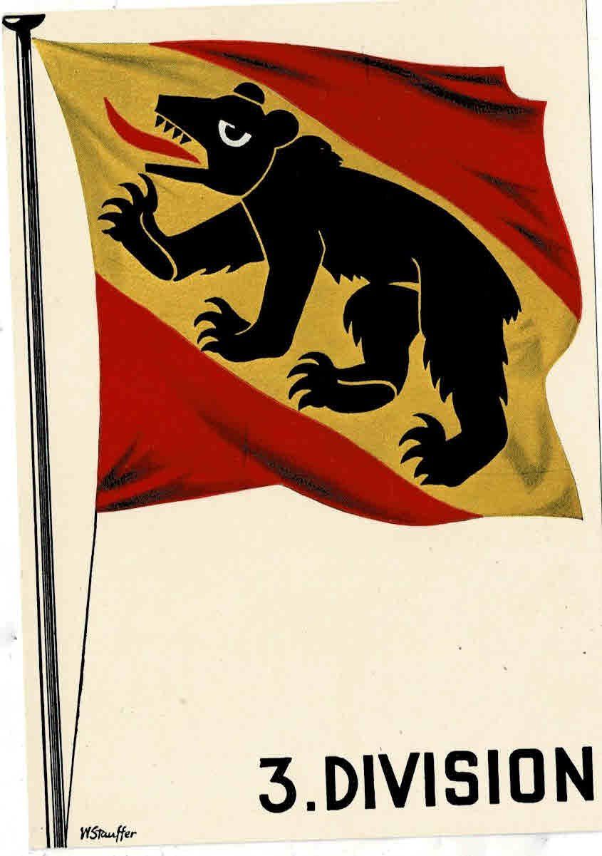 Ansichtskarten: Militärkarte Bern 3 Division – Gebraucht aus Sulz AG von Oberdanne8