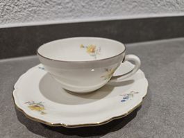Seltmann Weiden Kaffeetasse mit Unterteller aus Deutschland