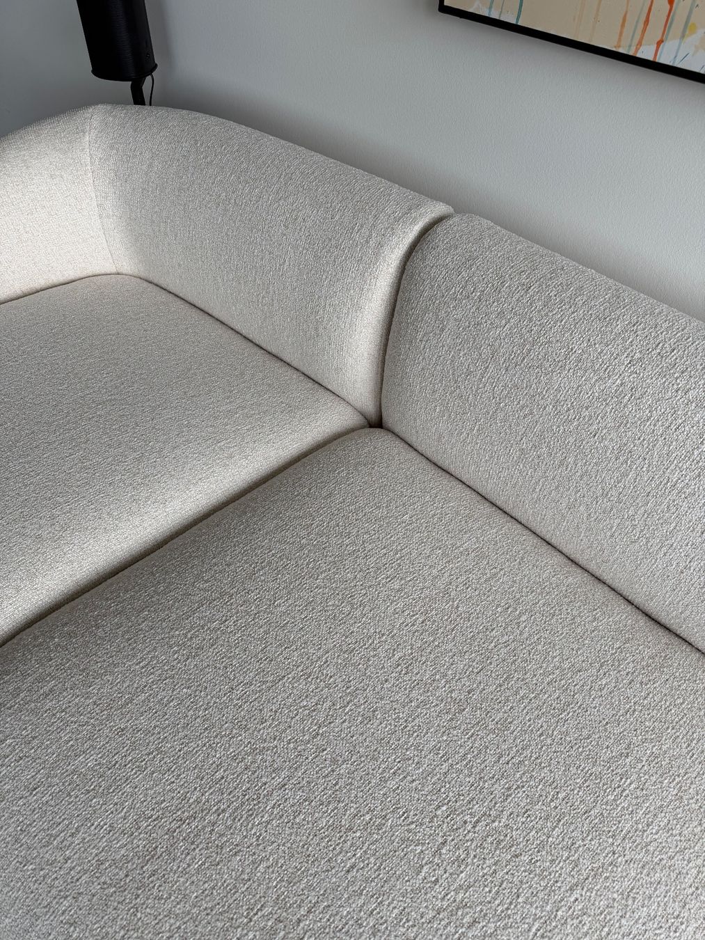 Westwing Divani: NEU: Modularsofa SOFIA in Cremeweiß Bouclé Westwing – Nuovo (secondo la descrizione) da Zürich venduto da sunnyytro 4