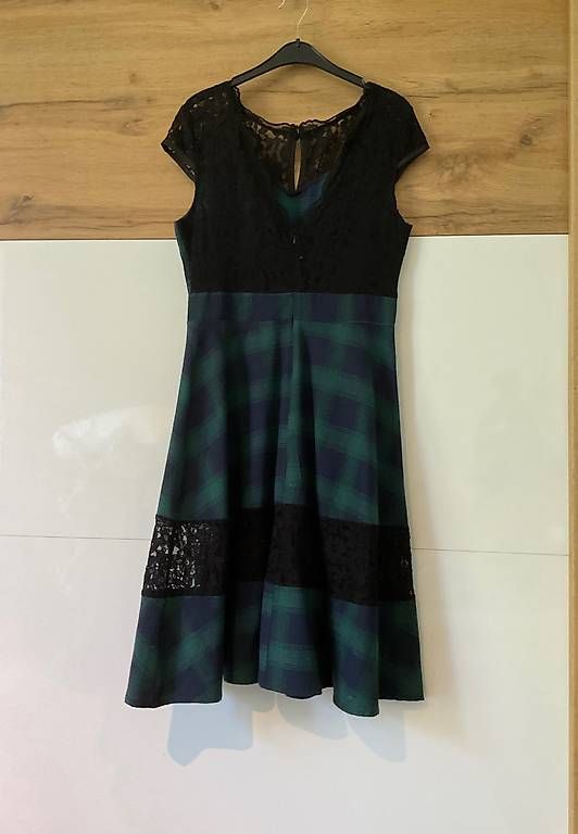 Vestiti: Kleid im Tartan Look mit Spitze – Nuovo e nell'imballaggio originale da Basel venduto da cwe_zyg5 1