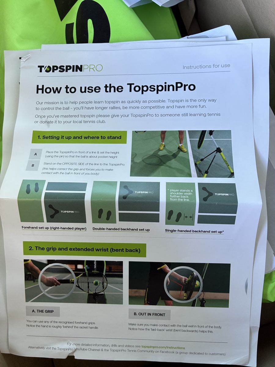 Schläger: TopSpinPro – Neu und originalverpackt aus Horgen von isidoro4 4