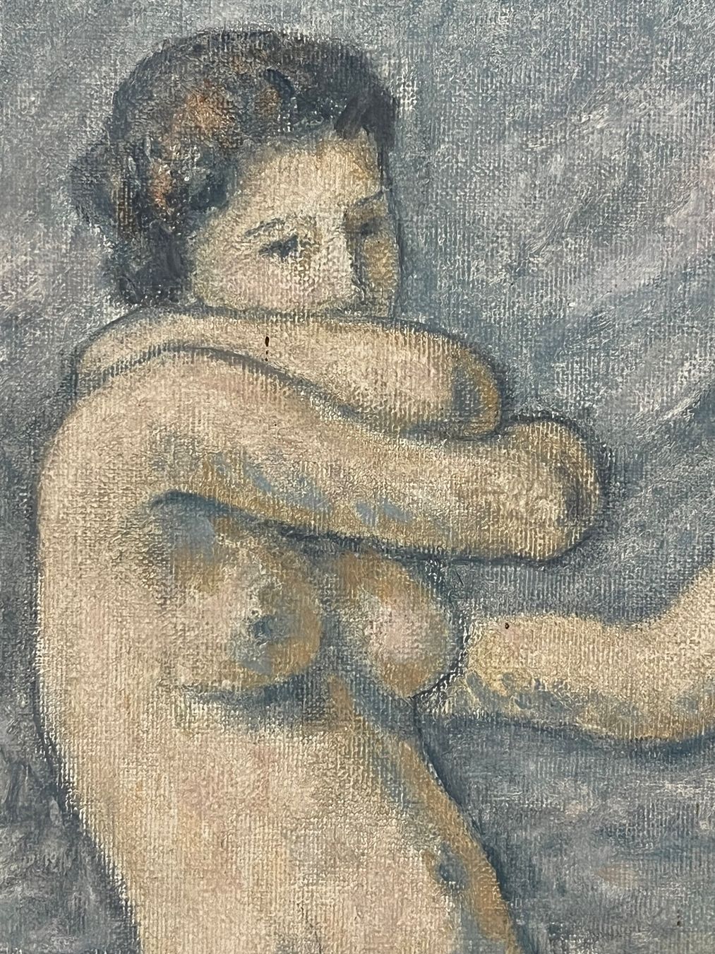 Dipinti: W.J. Müller 1974 Gemälde "Drei Badedamen" – Usato da Basel venduto da PAUL_ART 3
