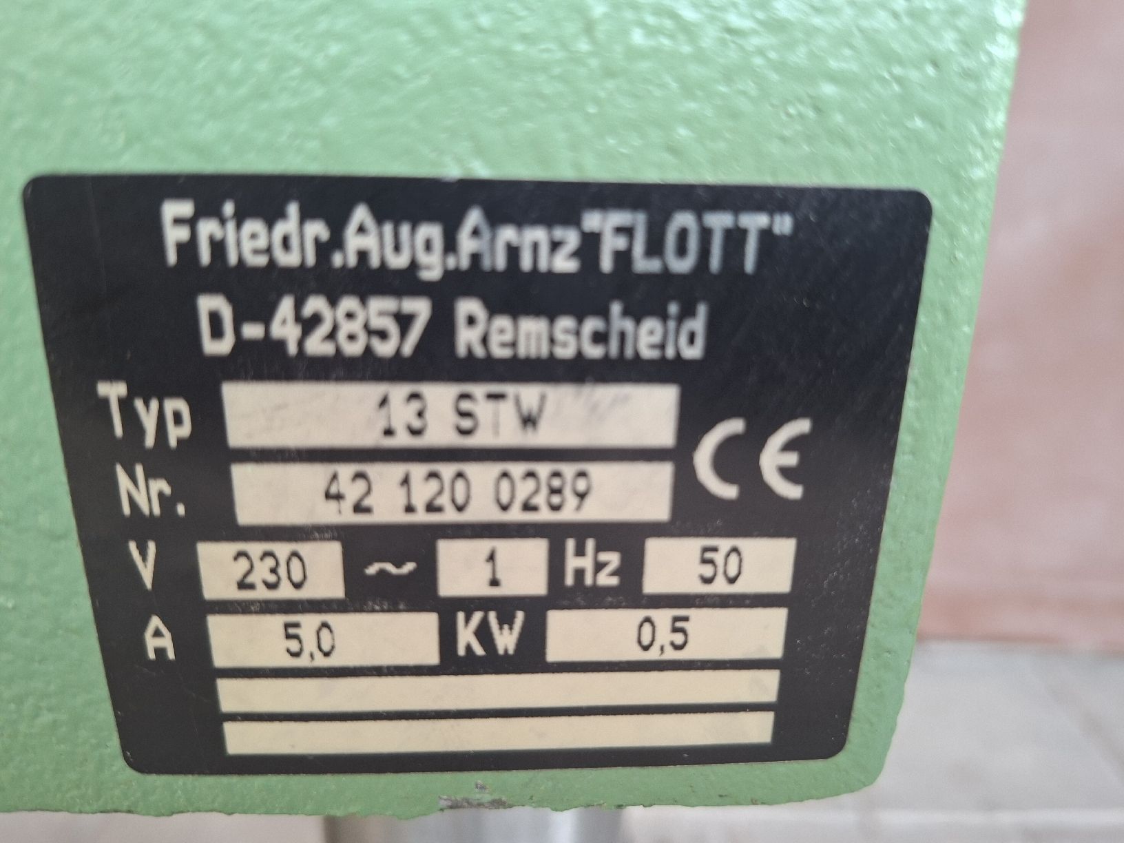Flott Trapani: Präzisionsbohrmaschine Flott 13 STW – Usato da Niederuzwil venduto da peter. 5