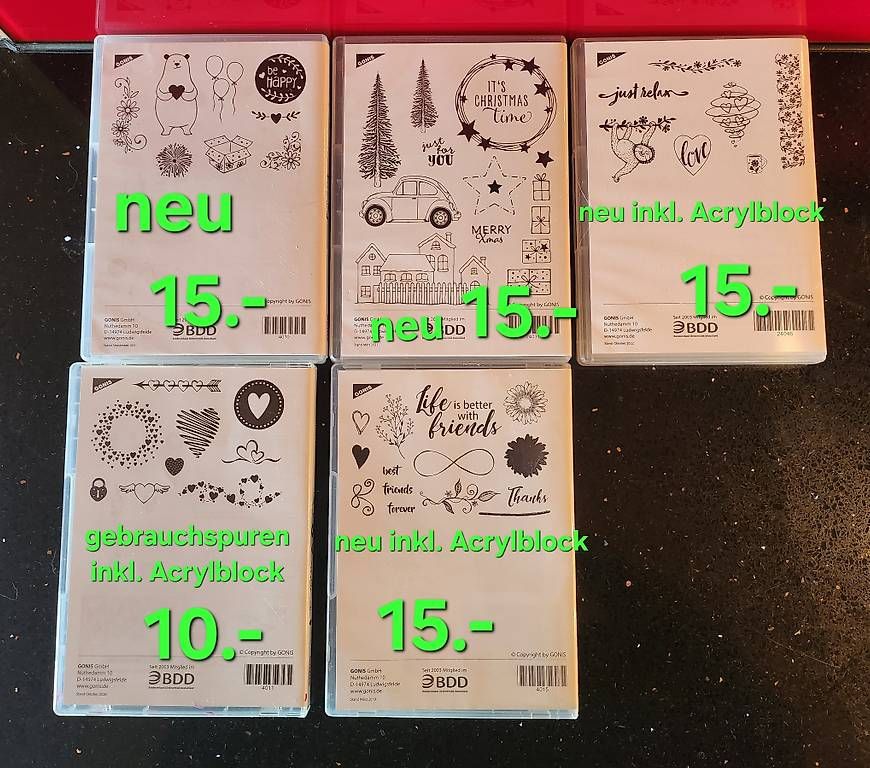 Stempel: Gonis Stempel set – Gebraucht aus Wildhaus von Churfirstenfraueli