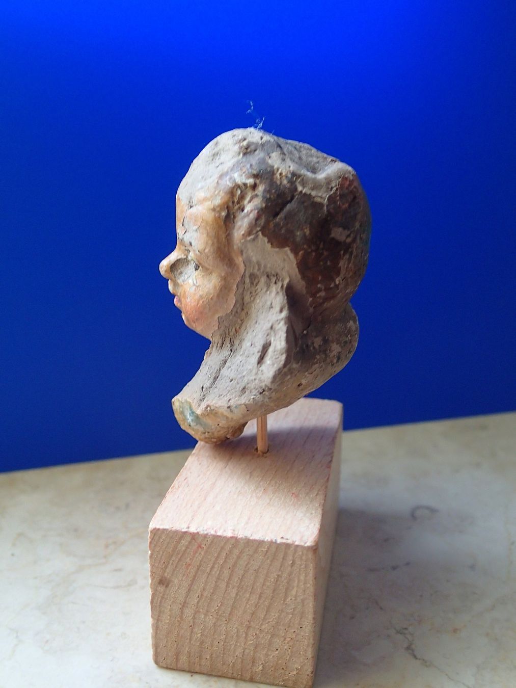 Sculture & Statue: antiker Kinderkopf / Putten aus Keramik – Usato da Allschwil venduto da Salus17 3