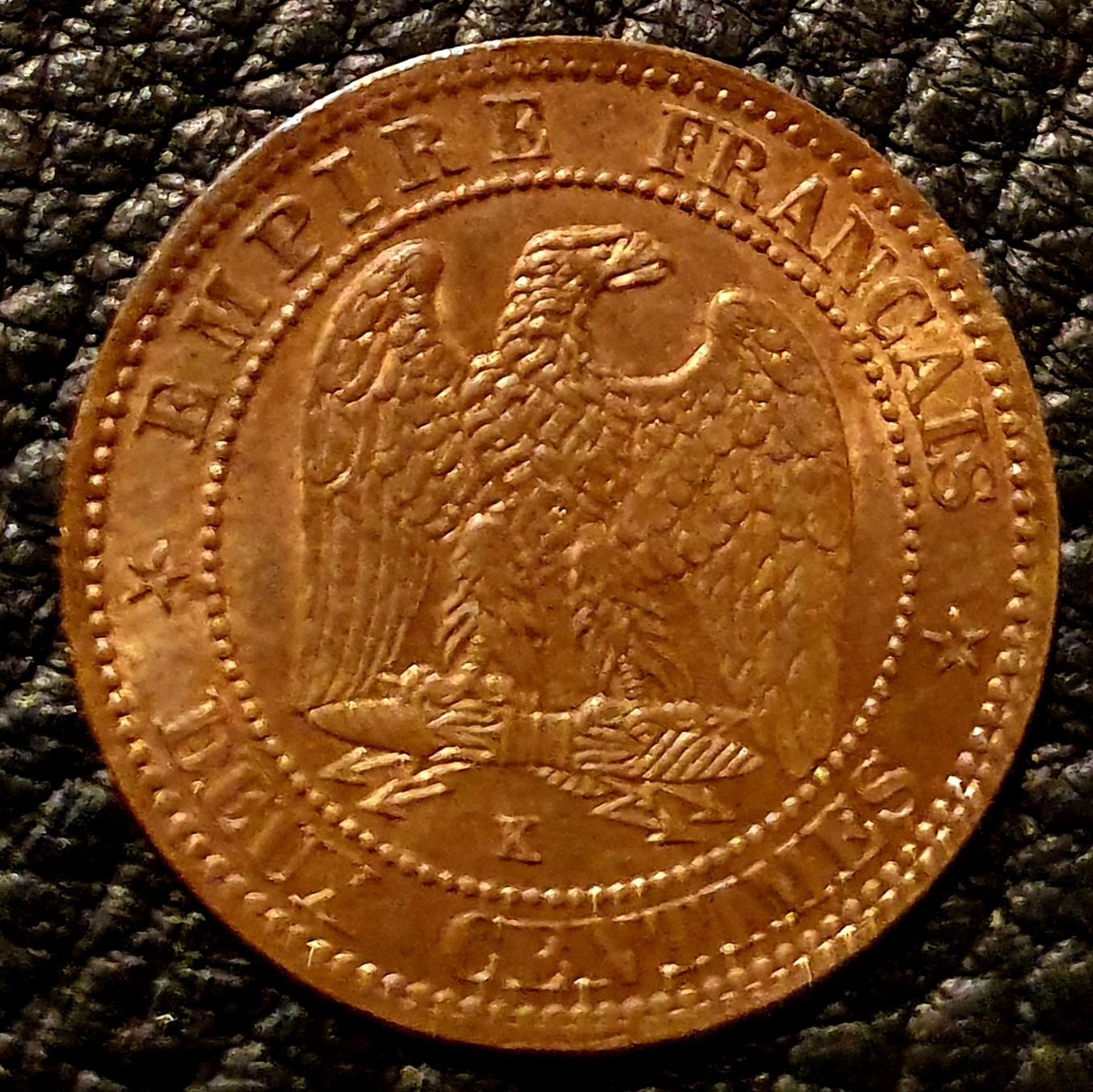 Alle Münzen: 2 Centimes 1862 K – Gebraucht aus Egerkingen von Acc1 1