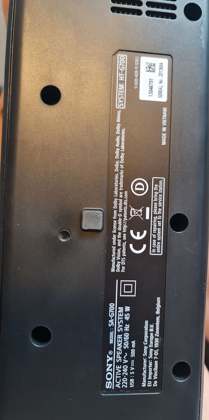 Sony Haut-parleurs: Sony HT-G700 Soundbar-System – Neuf (Voir description) à Rüfenach AG par mie_y852 4