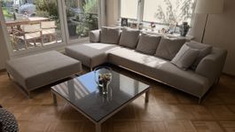B&B Italia Maxalto Sofa "Solo" Antonio Citterio modular grey