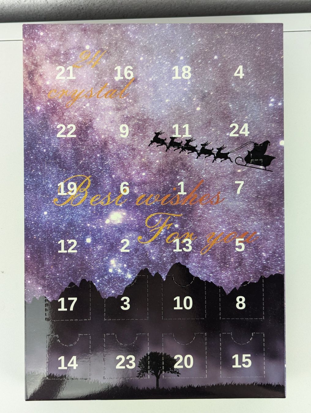 Calendrier De L'Avent 2025 Pierres Précieuses - 24 Cristaux Et Minéraux Naturels Pour Enfants