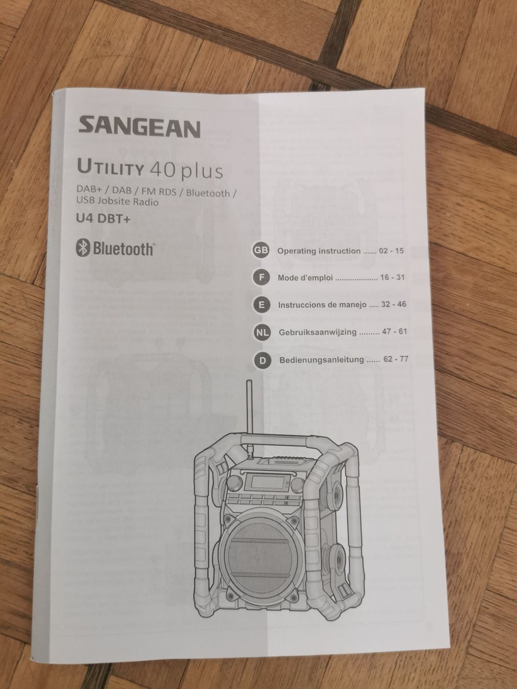 Sangean Radios: SANGEAN Baustellenradio DAB – Gebraucht aus Belp von  9