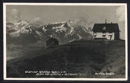 Gäbris, Gasthof mit Blick auf Säntis u
