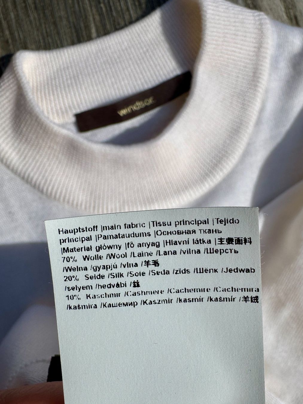 Windsor Maglioni & Felpe: Pullover Stehkragen WINDSOR Nando Kaschmir Seide S wie M – Usato da Männedorf venduto da LTMCS 3