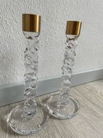 Edle Kristall-Kerzenständer (2 Stk.) - Zeitloses Design für