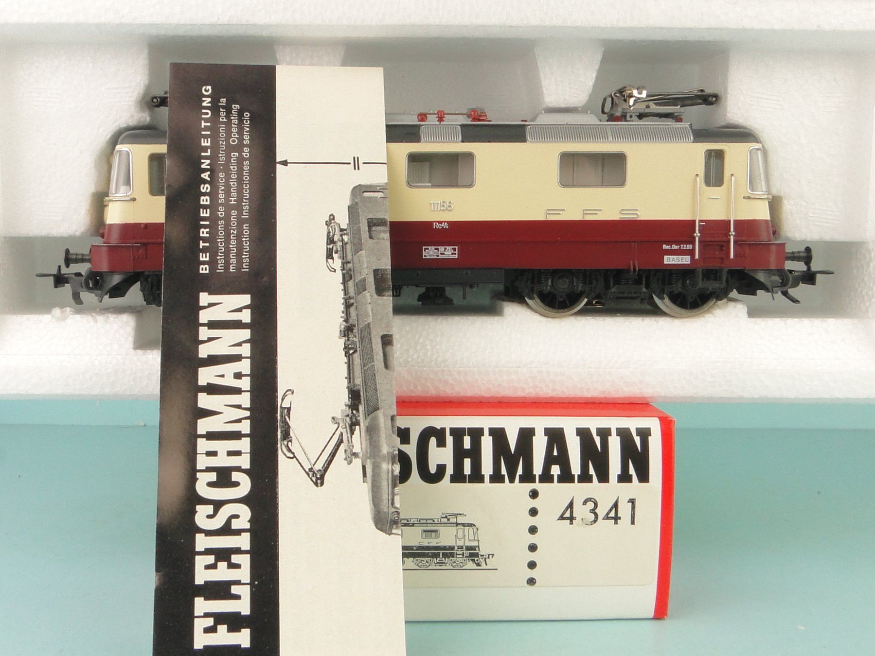 Fleischmann Modellini di ferrovie: Fleischmann 4341 SBB Re 4/4 TEE, Neuwertig – Usato da Bülach venduto da cann11 8