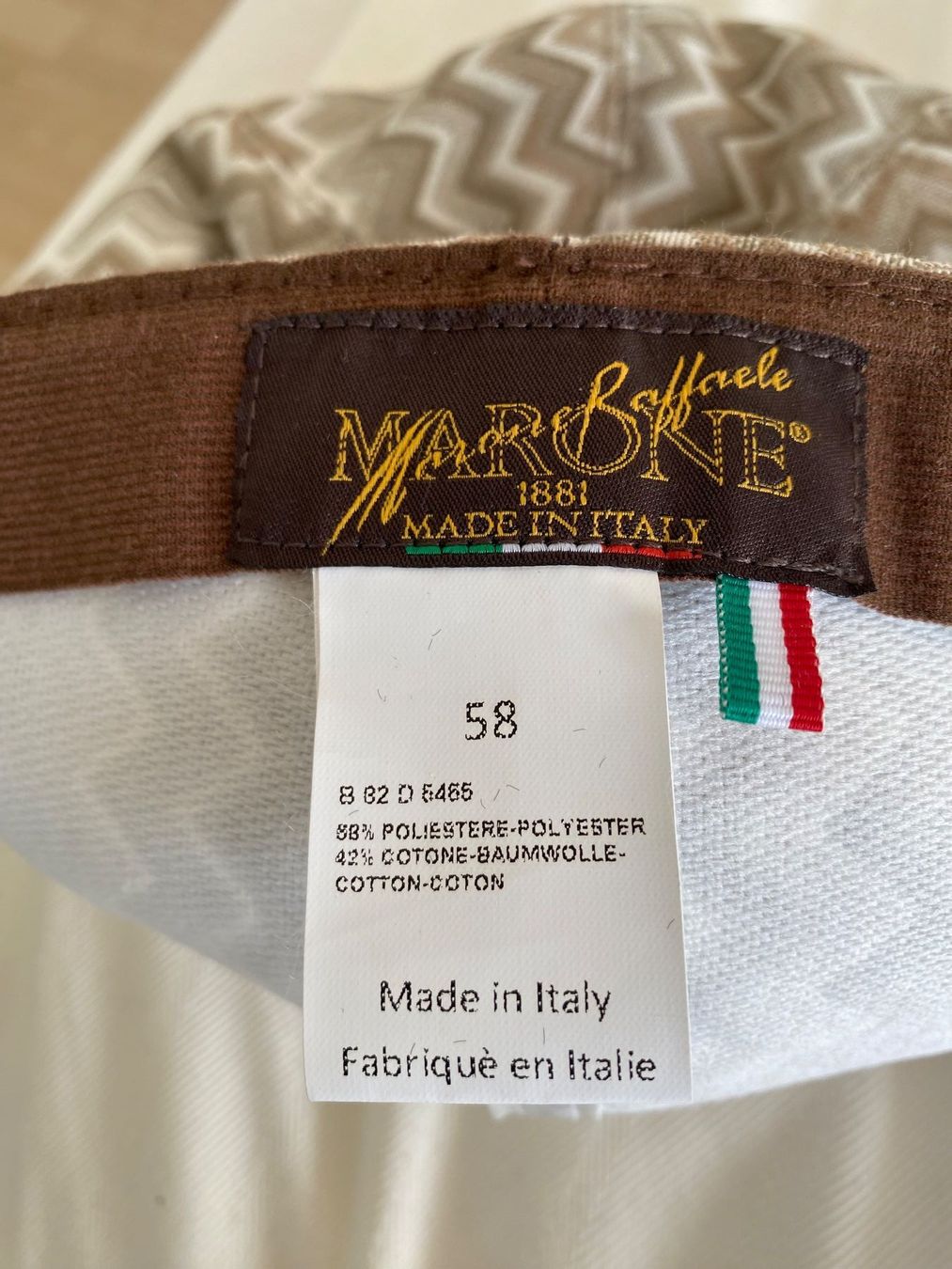 Chapeaux, bonnets & casquettes: CAP  MARONE RAFFAELE – Neuf (Voir description) à Eschenbach SG par Lady020 8