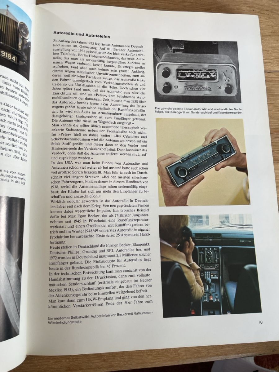 Libri: Geschichte des Automobils 1973 Sonderausgabe – Usato da Winterthur venduto da cheerio97 8