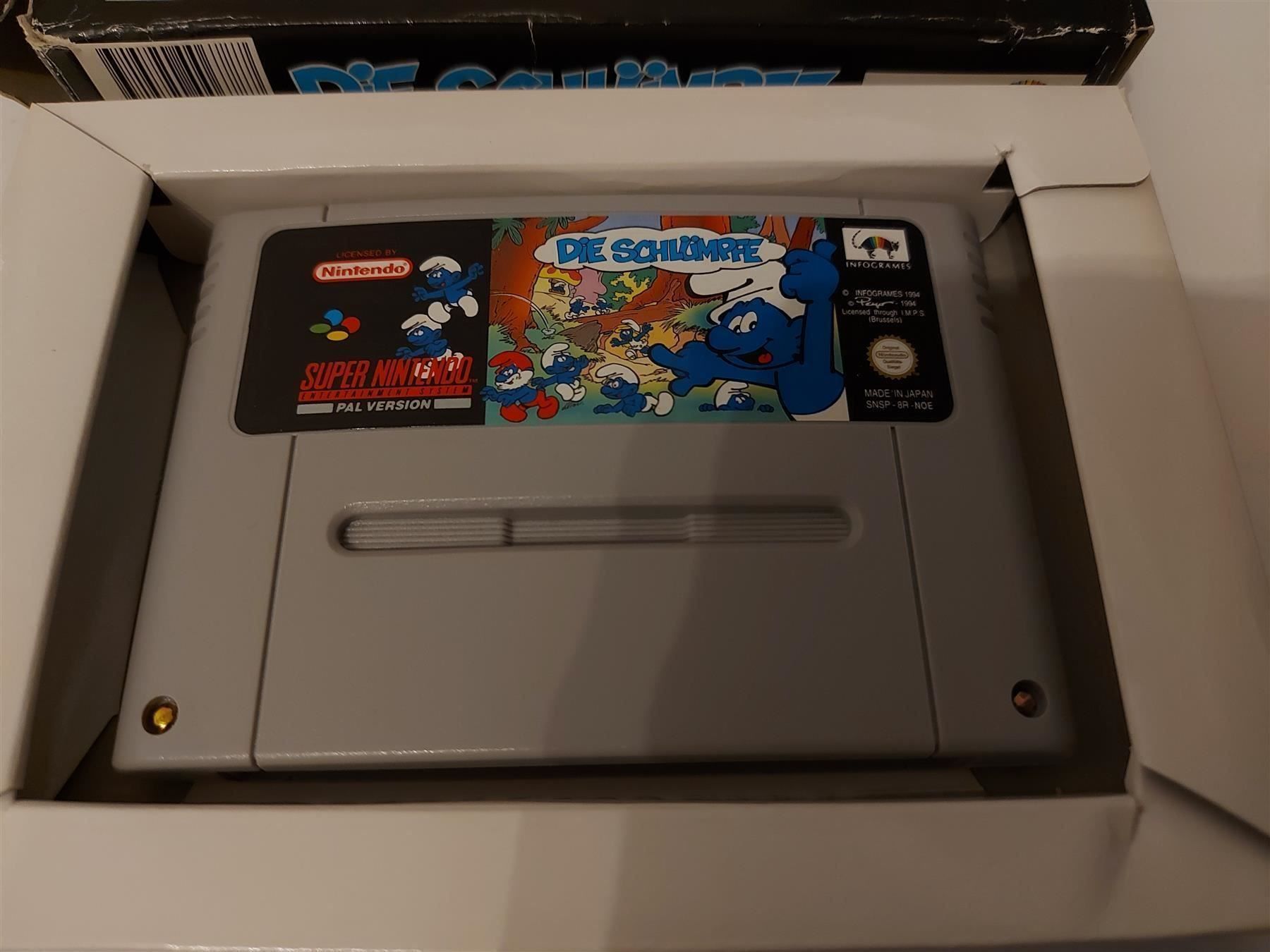 Giochi: Die Schlümpfe Super Nintendo SNES OVP – Usato da Aarau venduto da Kaesekuchen2000 1