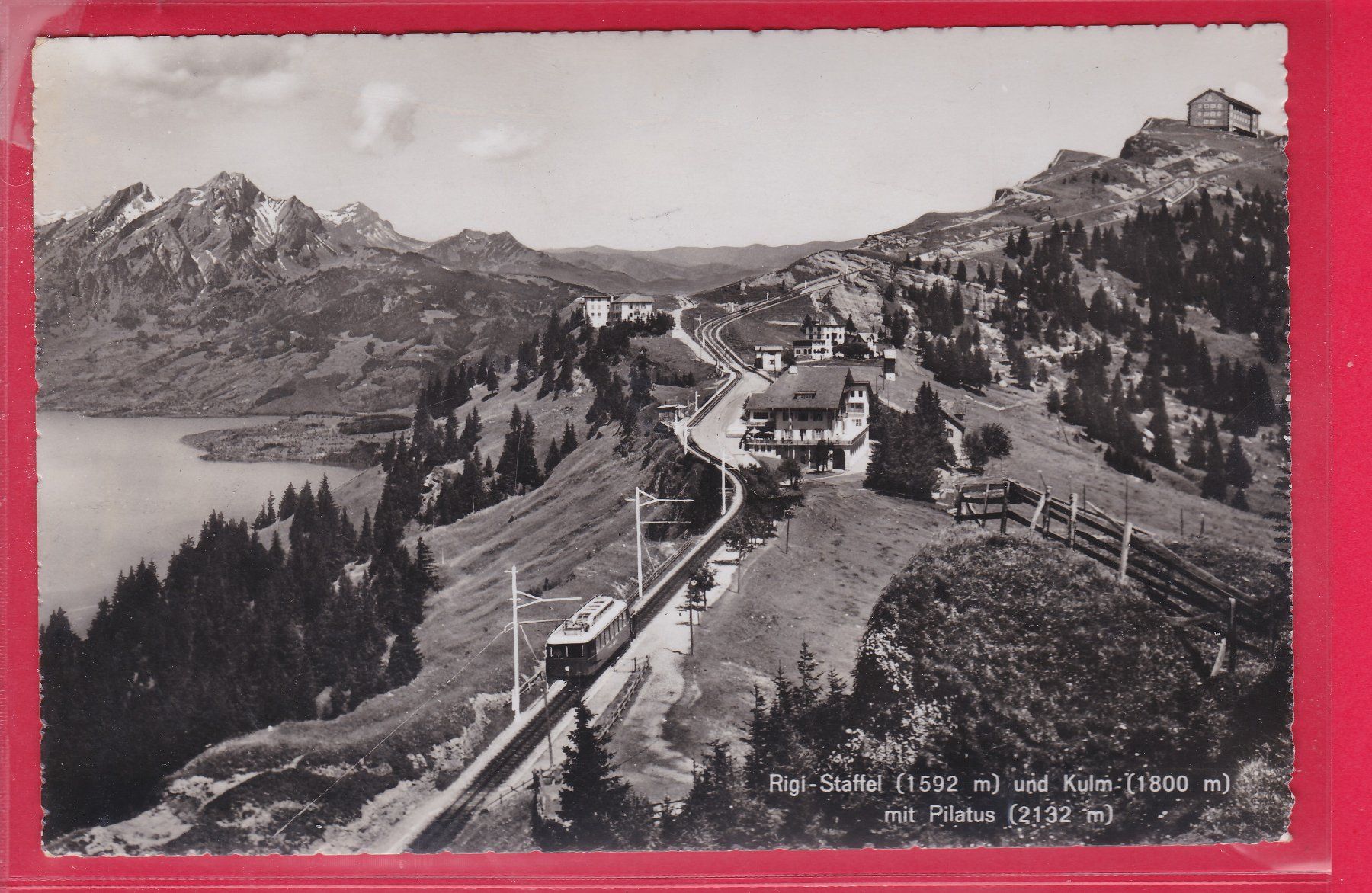 Cartoline postali: RIGI-STAFFEL UND KULM MIT PILATUS – Usato da Oberrieden venduto da Gebirgsstelze