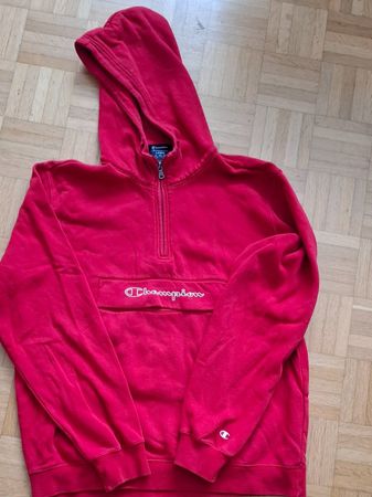 Hoodie Champion rot Gr. M/L