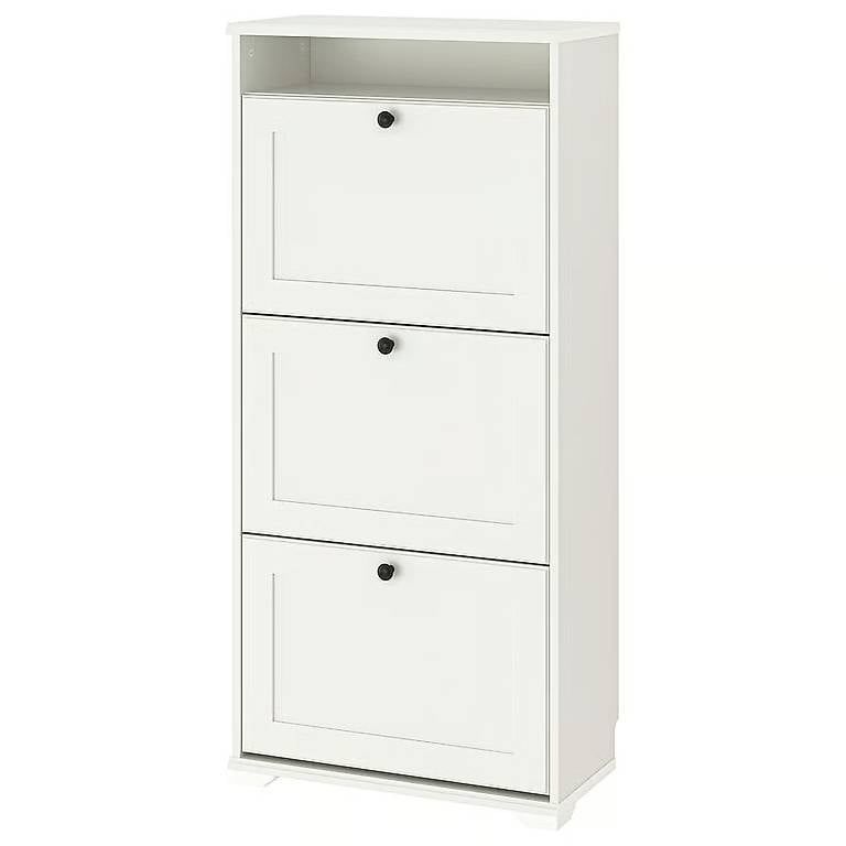 Armadi: Armoire à chaussures IKEA BRUSALI blanche – Usato da Geneve venduto da pap_h82w