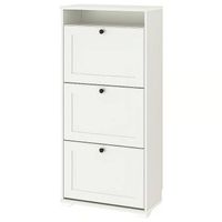 Armoire à chaussures IKEA BRUSALI blanche