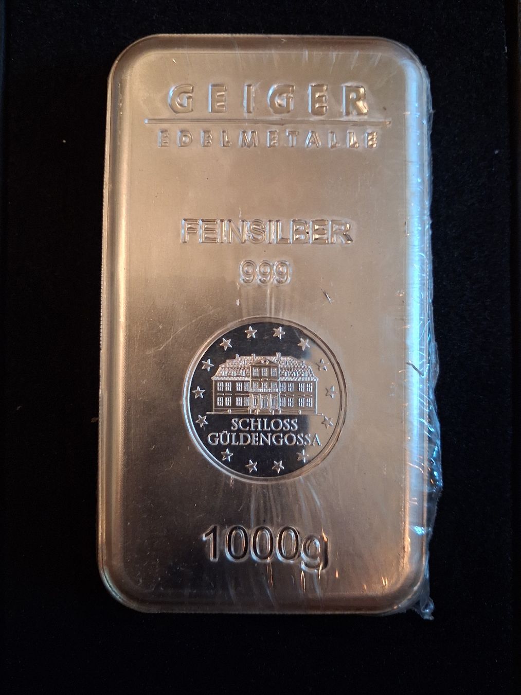 Metalli preziosi: Geiger Edelmetalle Feinsilber 1000g – Nuovo e nell'imballaggio originale da Gerlafingen venduto da Ultramarathon