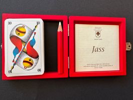 Ahorn Jass Pocket Spiel mit Holzkassette gebraucht