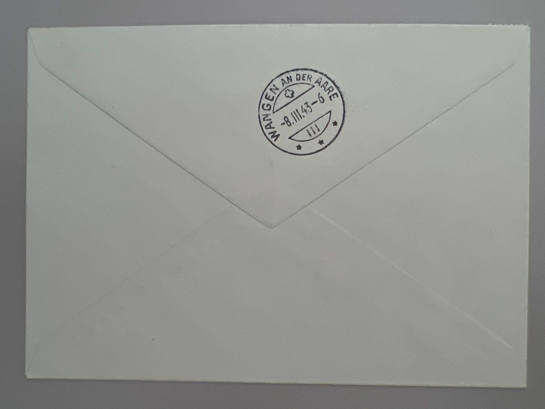 Alle Briefmarken: 1943 100J. Schw. Postmarken Eing.Bf mit 258 +J102 – Gebraucht aus Buchrain von wmm 1