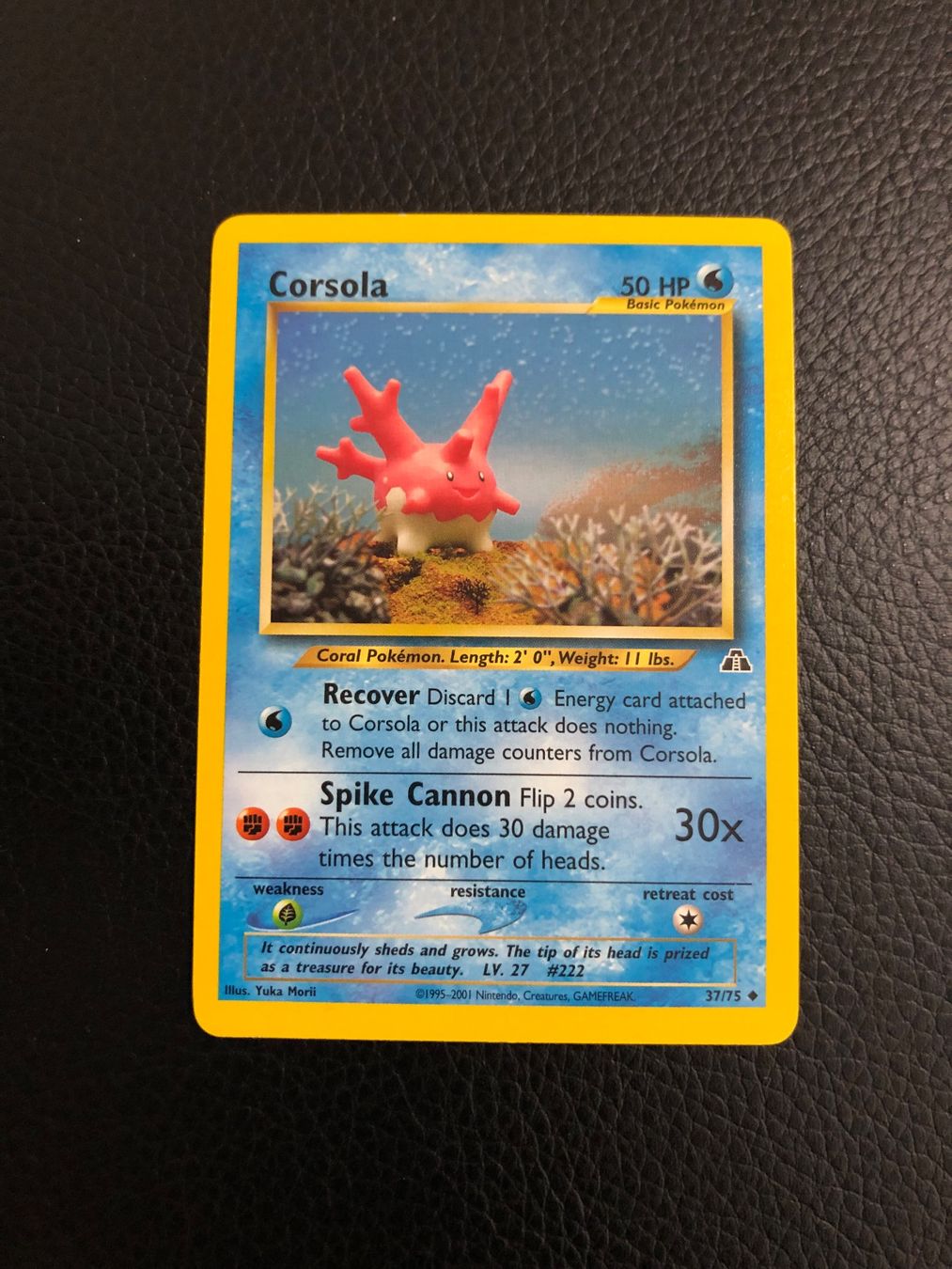 Pokémon Cartes à collectionner: Neo Discovery Corsola 37/75 Ab 1 – D'occasion à Paradiso par Pkmn10