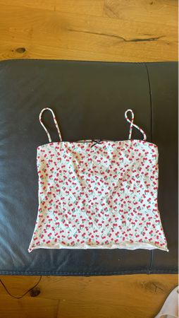 Bershka Cute Cherry Print top