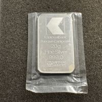 20 gramm Silber Barren Schweiz Kantonal Bank
