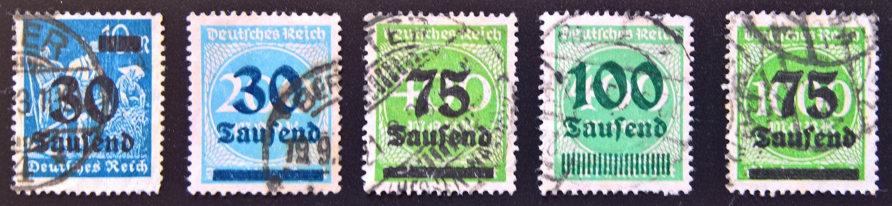 Tutti i francobolli: Deutsches Reich 1923 – Usato da Lohn-Ammannsegg venduto da konstrwu