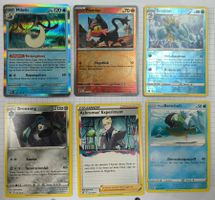 6x Pokémon Karten - Deutsch - Sammlung