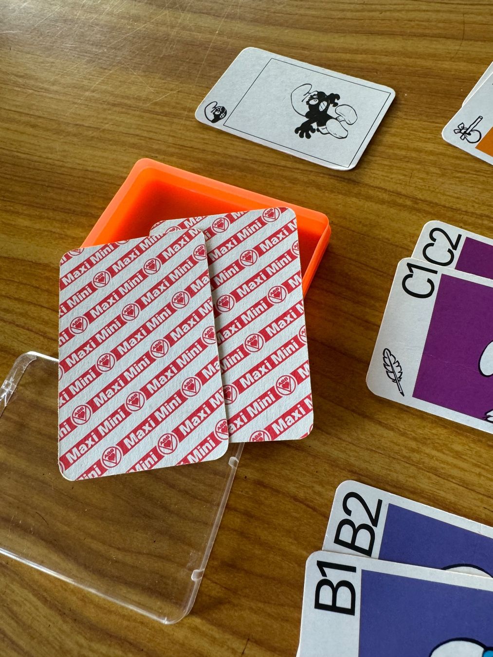 Giochi: Schwarzer Peter Schlümpfe Mini Quartett Spiel Vintage – Usato da Steffisburg venduto da smocky17 3