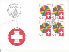 SBK 952 im 4er-Block FDC