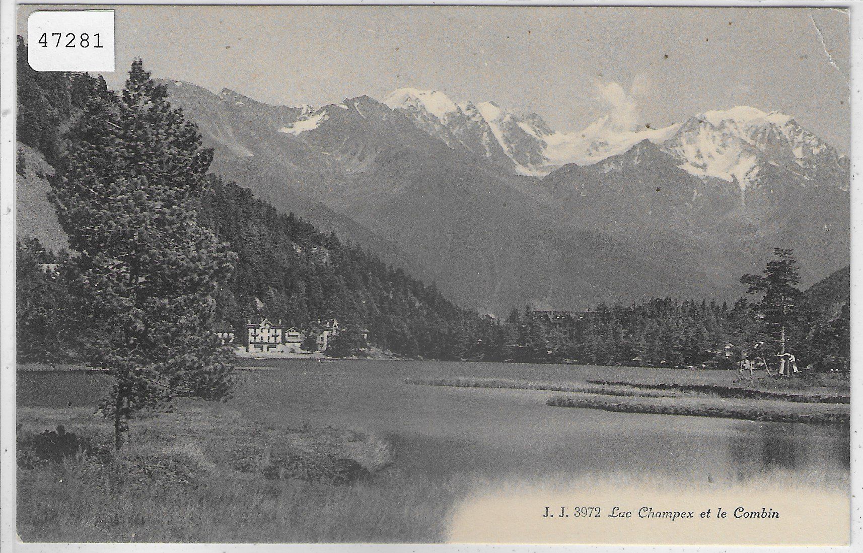 Cartoline postali: Lac Champex et le Combin – Usato da Ettingen venduto da Kartenplanet