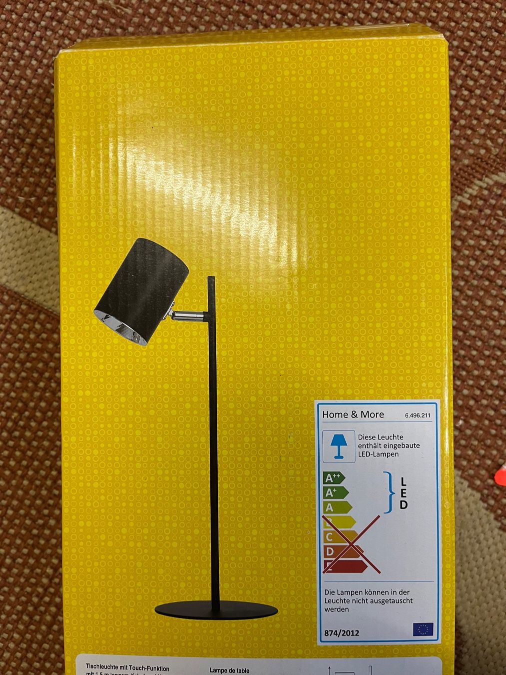 Lampen: LED Tischleuchte mit Touch-Funktion schwarz neu – Gebraucht aus Adliswil von Sphinx 2