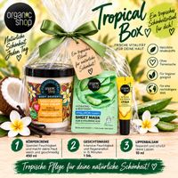 ORGANIC SHOP - Tropical Box, Beauty Geschenkset, 3-teilig