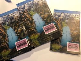 Händlerposten: 90x alte MAXIKARTE vom  URNERSEE 1910